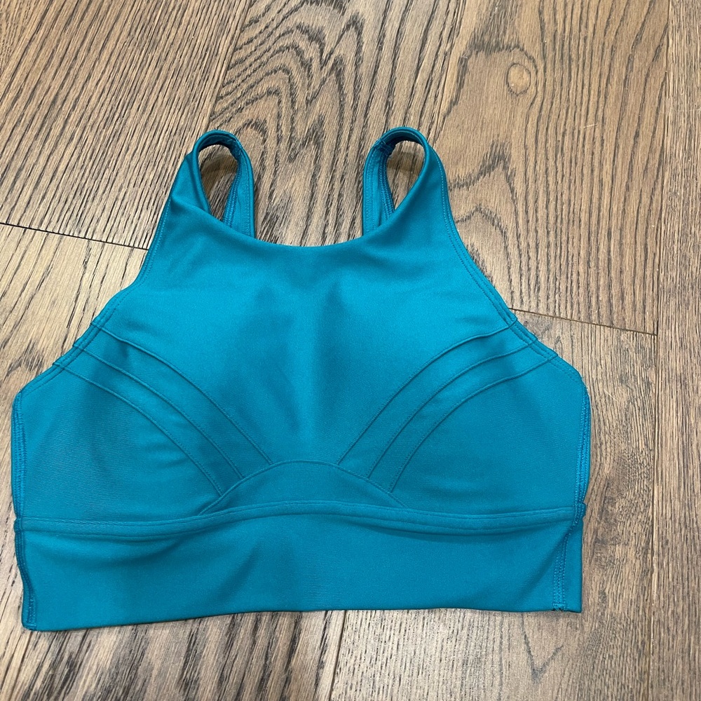 Under Armour High Support Sports Bra Teal S Small